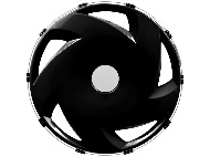 Колпак колеса задний R-22.5 чёрный (вентилятор) (0041/З-22,5Ч)